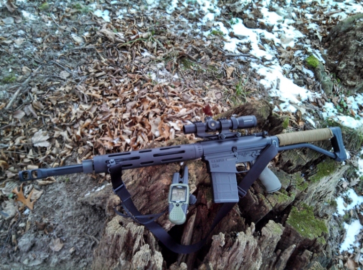 AR308 Heavey Metal 3 Gun rifle during deer season.