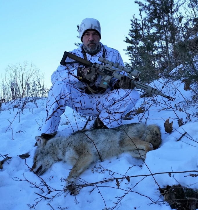 Its not all about guns.   Its also about making them function perfectly everytime.  This was taken at 7:00 28 February 2015 on Ft McCoy Training Area A2, temp was -18 F.  Approximately 40 lb female taken at less than 10 yards.